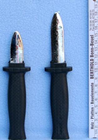 Trickmesser in schwarz- silber  -  321-0267 - 18cm - mit 50 Stück verpackt