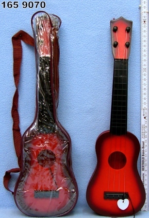 Gitarre mit 4 Saiten in Tagetasche  -  68080 - 41cm