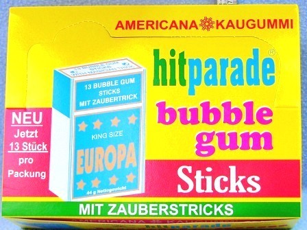 Kaugummi Zigaretten Hitparade 32 Boxen mit 13 Stück  -  7110