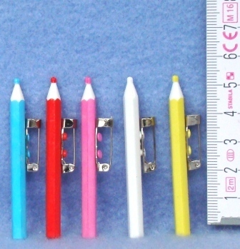 Ansteck bunte Bleistifte     -    10050 - ca. 6cm - 120 Stück in Dose