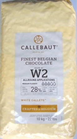 Callebaut - Kuvertüre, weiß W2NV - (28,3%)  -  371495 -  Preis per Kilo