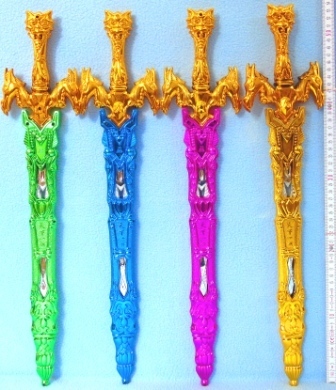 Elox - Schwert in vier Farben, Btl.-KL   -     27264 - 53cm - 12 Stück im Btl.