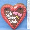 Herze  Nr. 06 "Ich liebe Dich"   -   70 Stück - 13x14cm - 70 Gr.